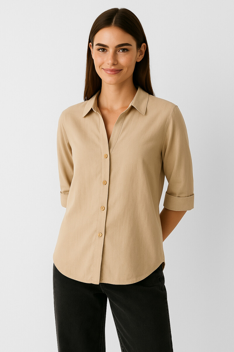 Camisa Livana - Taupe Claro 