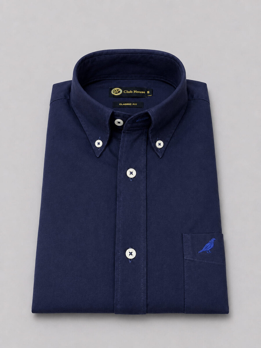 Camisa Cotton Twill Botton Down - Navy 