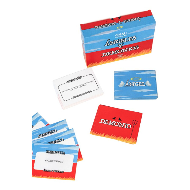 Juego de Cartas Ángeles y Demonios Chau Pantallas Juego de Cartas Ángeles y Demonios Chau Pantallas