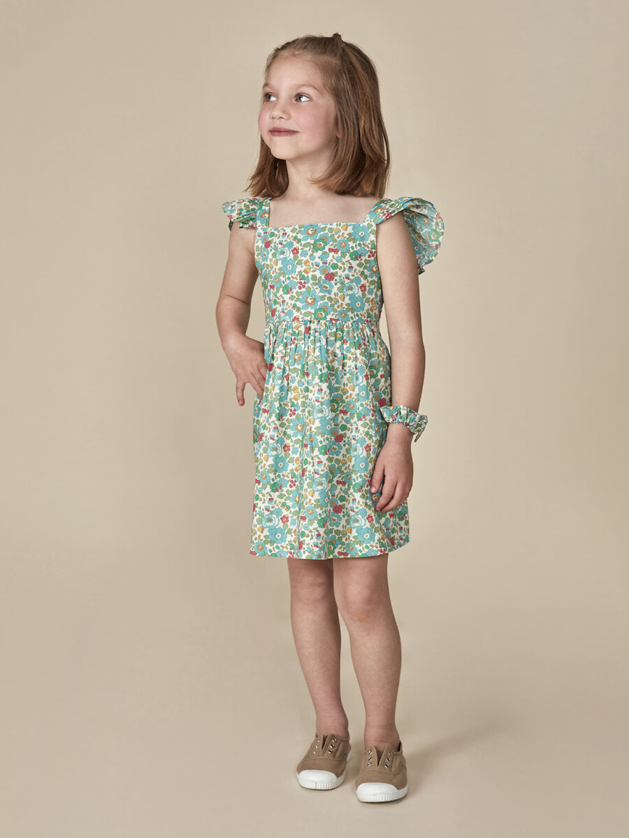 Crunchy De Estampado Liberty Verde