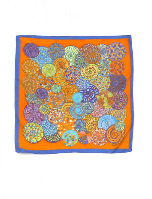 Pañuelo Printed ANARANJADO/MULTI