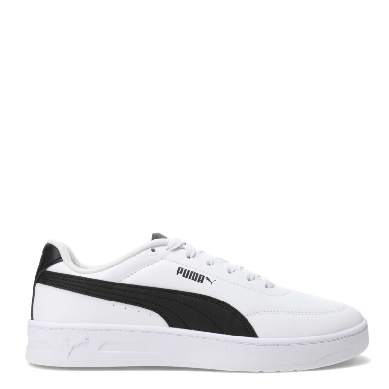 Championes de Hombre Puma Court Classic Clean Blanco - Negro
