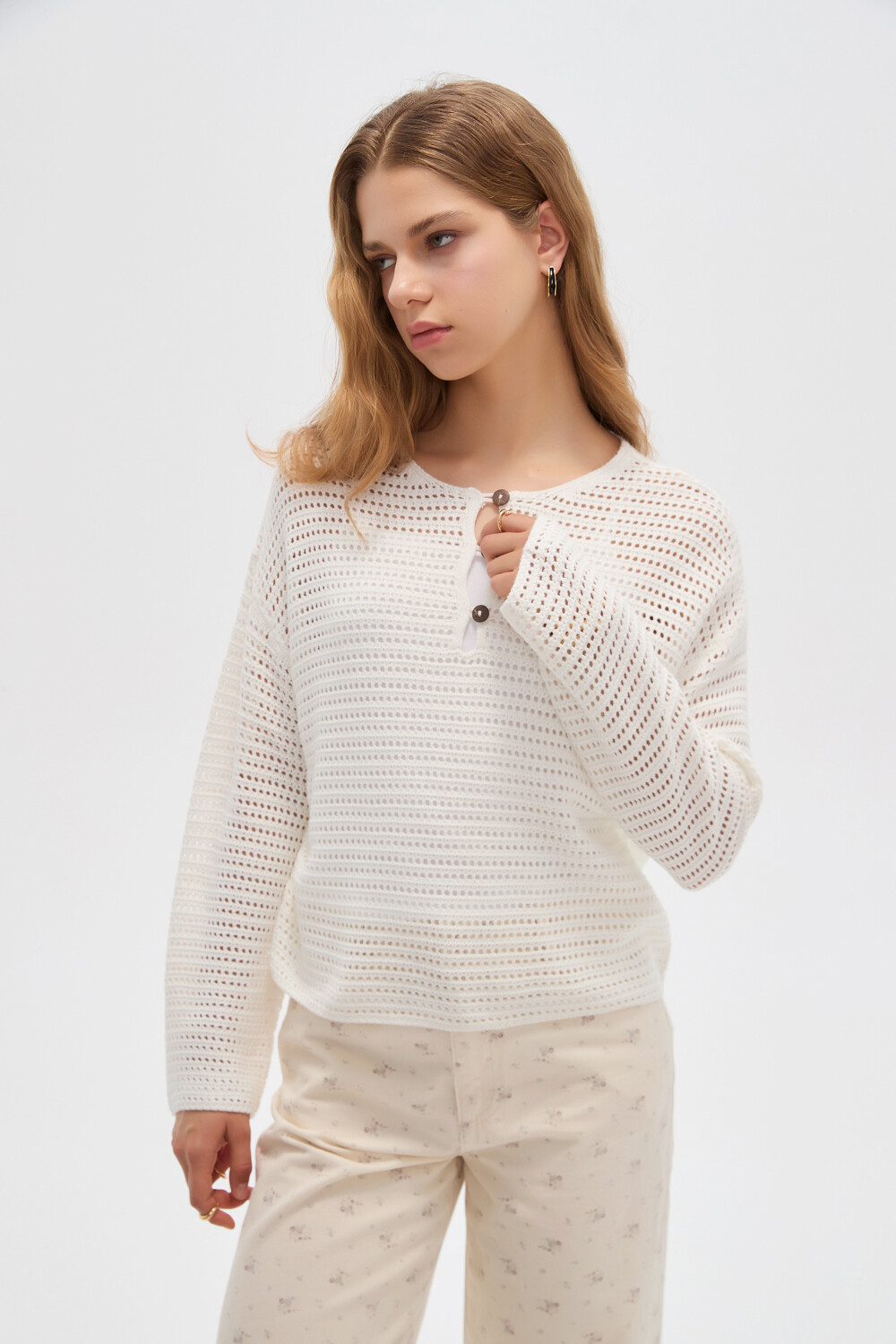 Sweater Ozara Marfil / Off White