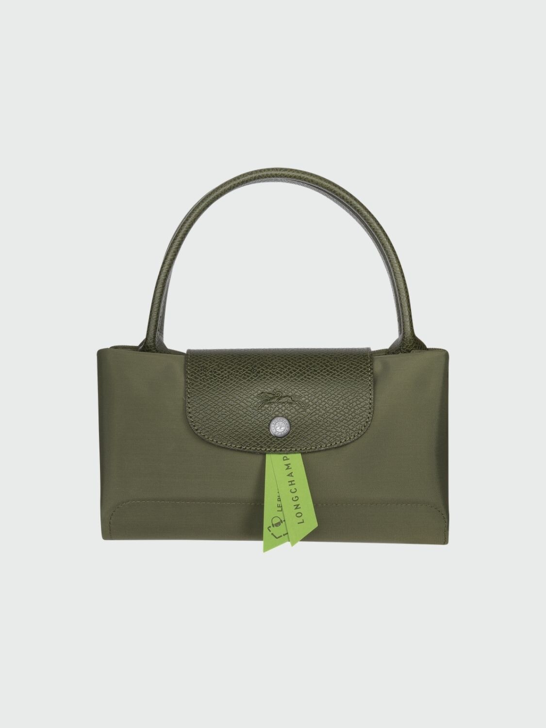 LONGCHAMP - Tote Bag Le Pliage Green M Azul medio