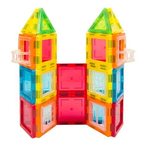Bloques Magnéticos de Construcción 3D Multiformas 70 Piezas Multicolor