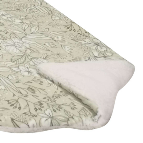 Acolchado Queen Size Terciopelo con Corderito Richmond 220 x 240 cm Verde