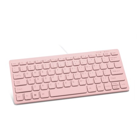 Teclado mini MK82 rosa