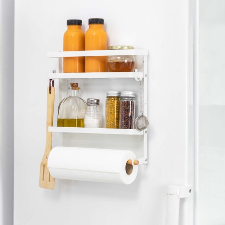 ORGANIZADOR MAGNÉTICO HIERRO-IMAN-Y-MADERA BLANCO V0103239