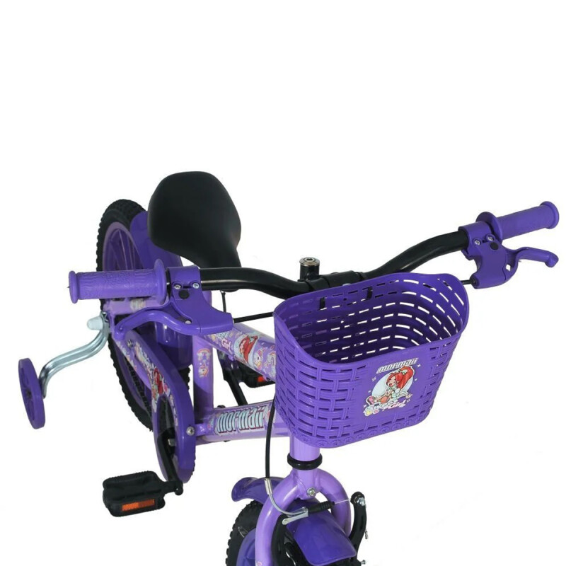 Bicicleta Niña Mormaii Rodado 16 Mtb C/canasto Lila Bicicleta Niña Mormaii Rodado 16 Mtb C/canasto Lila