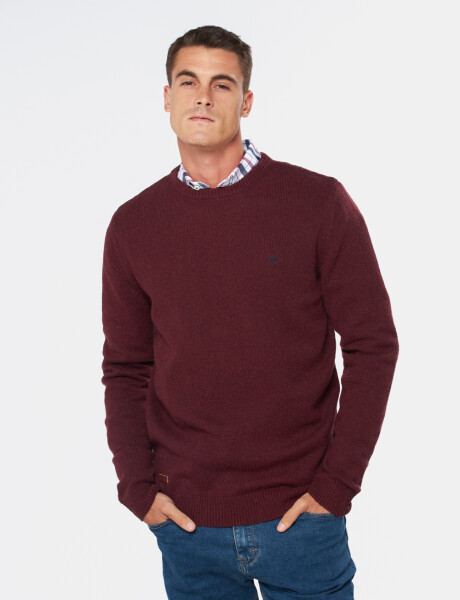 BUZO DE LANA Bordo