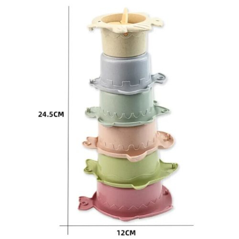 Apilables formas del mar- colores pasteles Apilables Formas Del Mar- Colores Pasteles