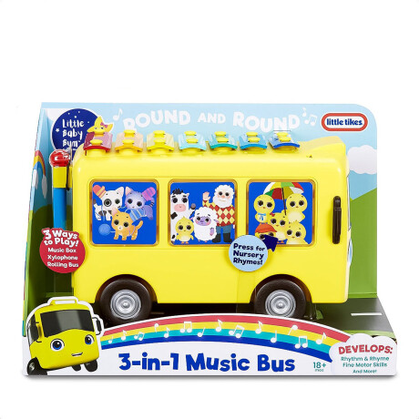 Ómnibus Musical Little Tikes 3 En 1 Xilofón + Sonidos Ómnibus Musical Little Tikes 3 En 1 Xilofón + Sonidos