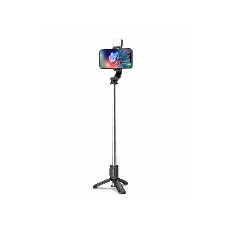 Palo selfie bluetooth con trípode y luz para selfie Palo Selfie Bluetooth Con Trípode Y Luz Para Selfie