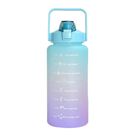 Botella Caramañola Motivacional 2L JTBAZ334 AZUL