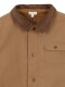 Campera Encerada Con Cuello Camel