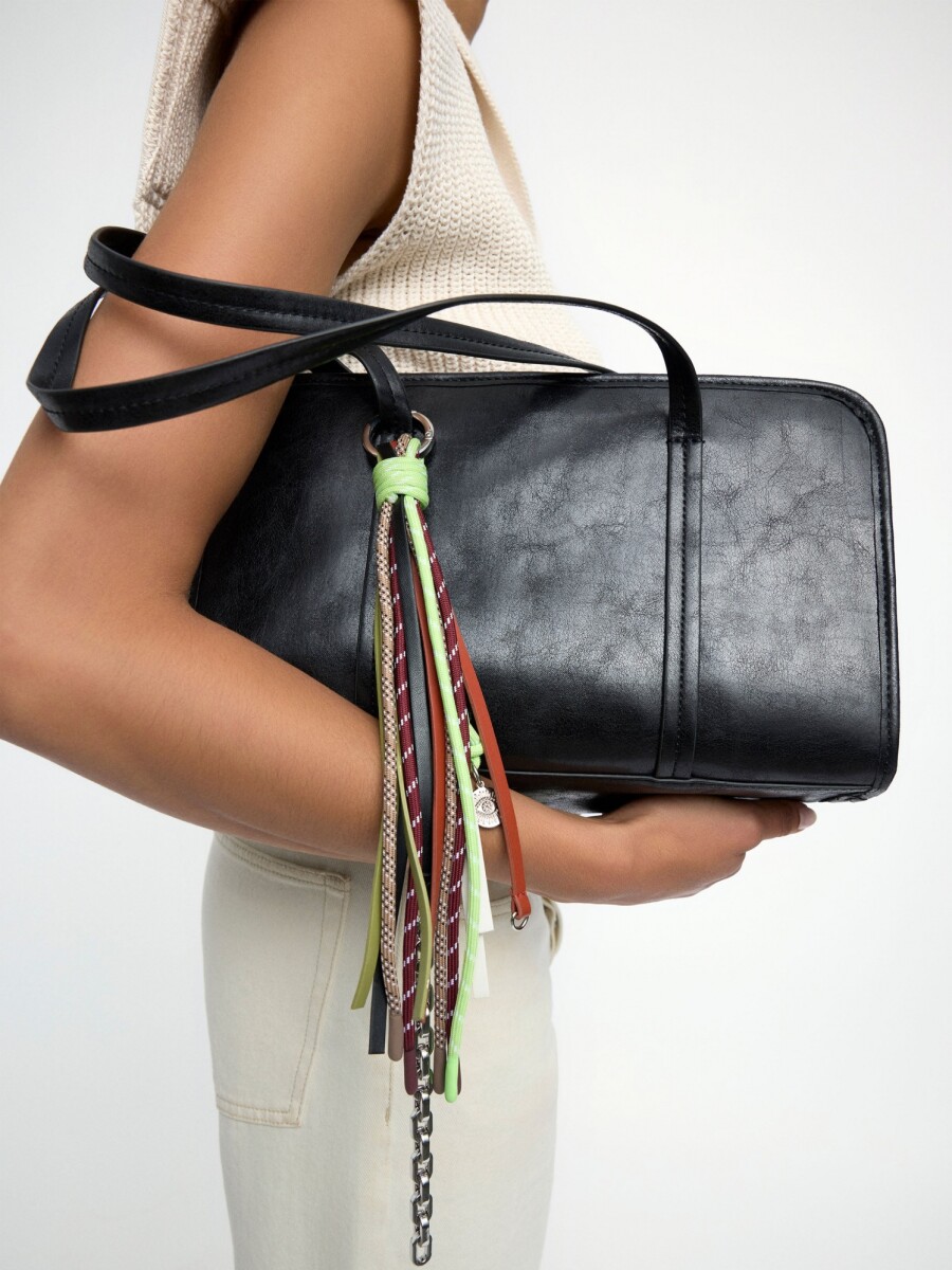 Bolso De Hombro Bowling M negro