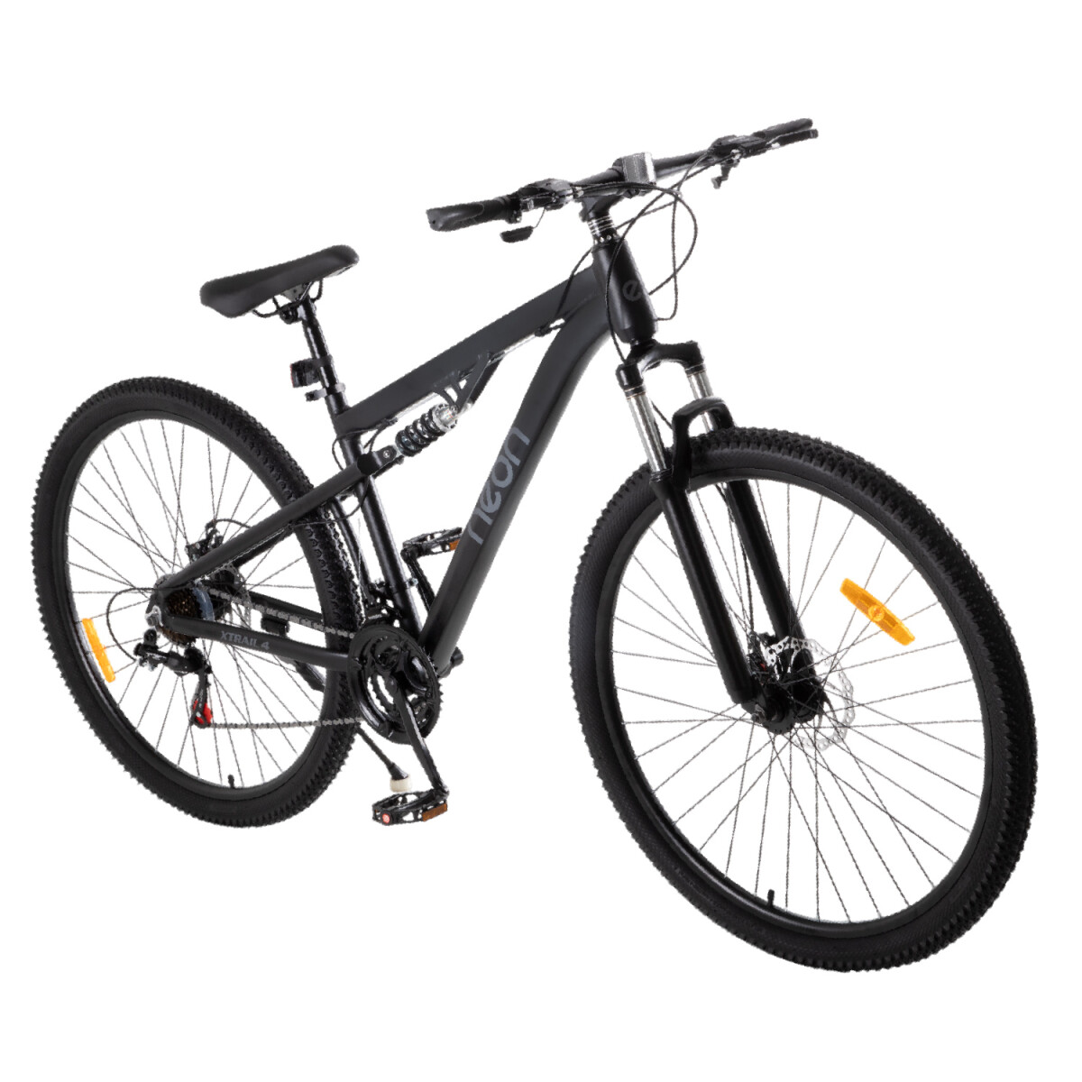 Bicicleta Montaña Doble Suspension R29 Freno Disco - Negro 