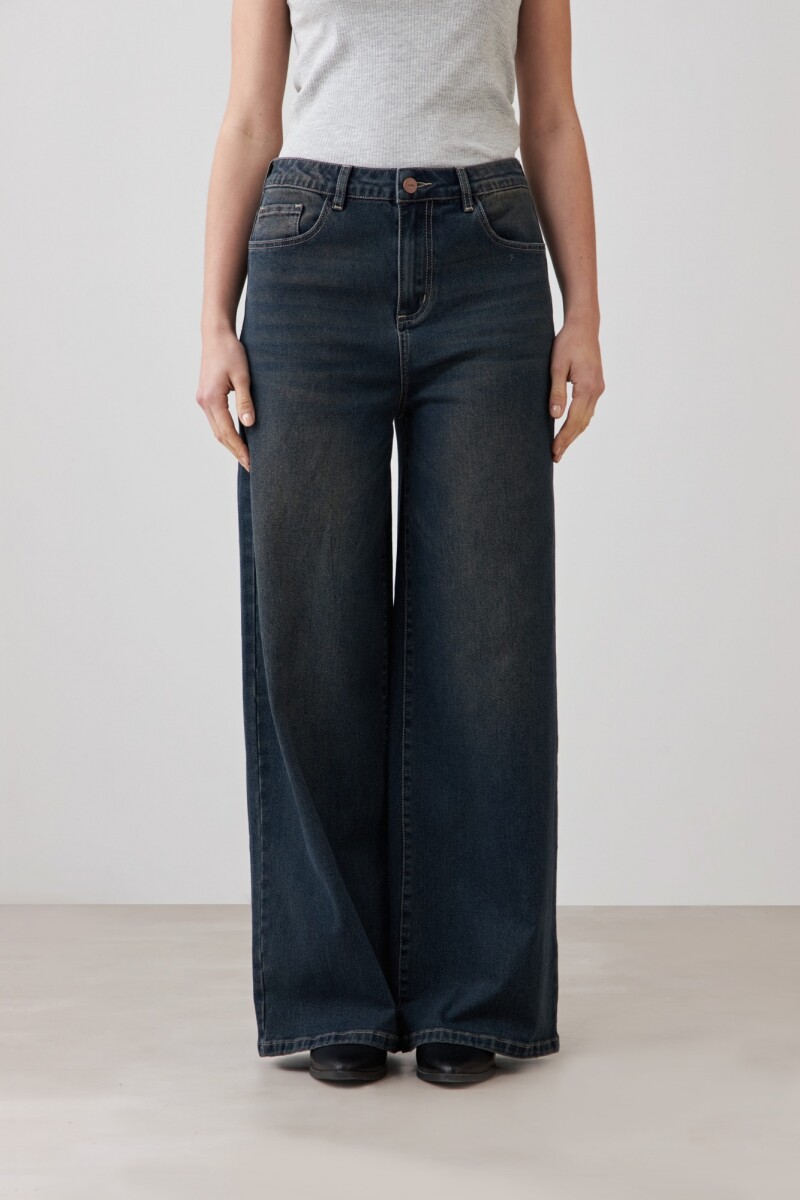 Jean wide leg Greta jean oscuro