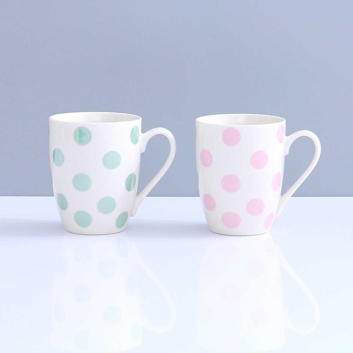 Taza De Cerámica A Lunares - 350ml 