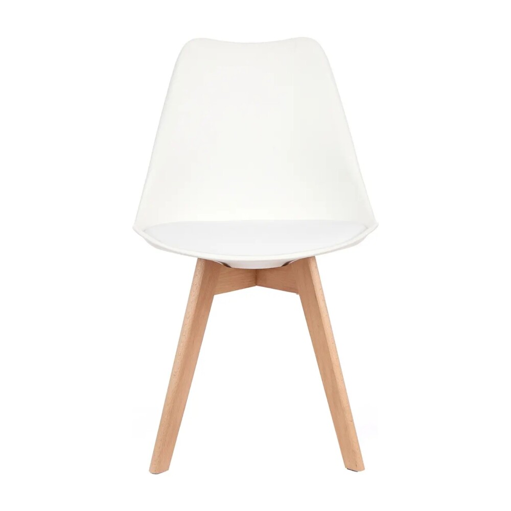 Silla de Comedor asiento Acolchonado - Eames Blanco