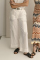 PANTALON LINO GAIA BLANCO