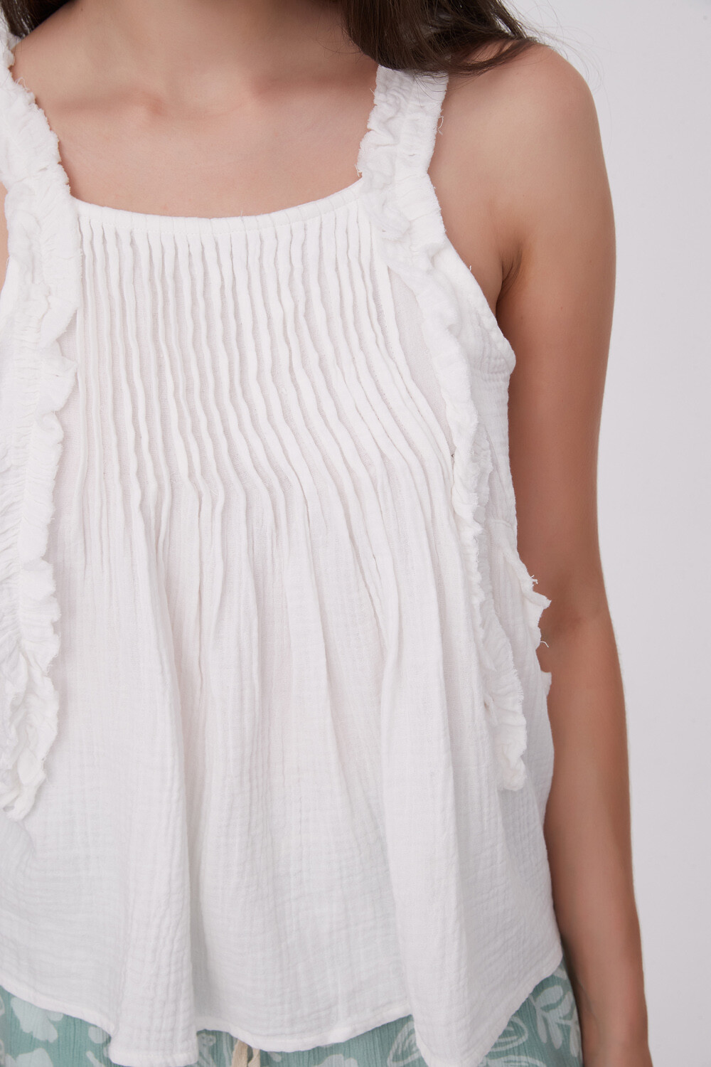 Musculosa Natasha Marfil / Off White