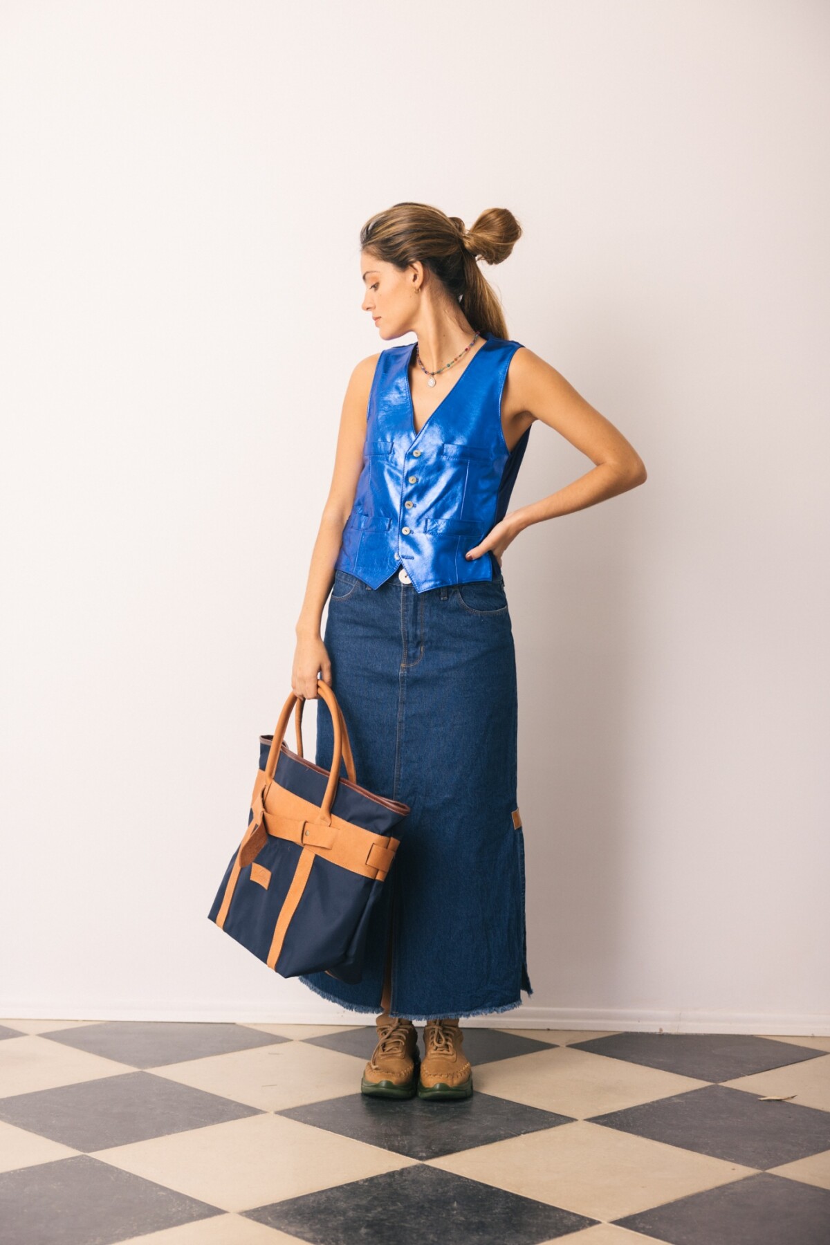 Vaquero Skirt Oscuro