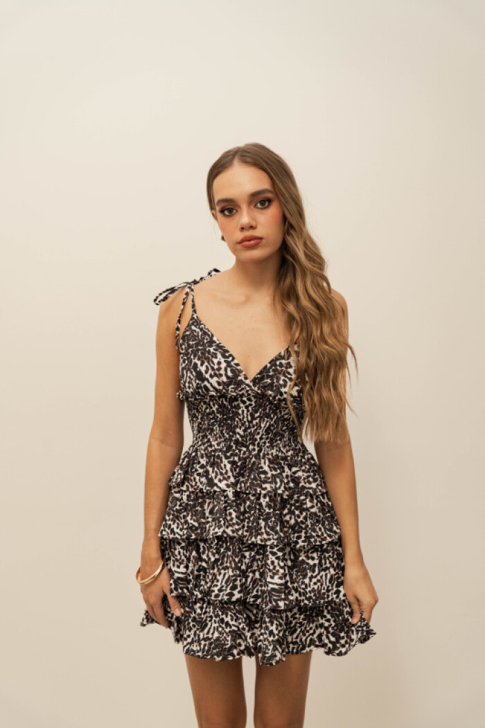 VESTIDO SERENELLA SUMMER MOSAIC ANIMAL VESTIDO SERENELLA SUMMER MOSAIC ANIMAL