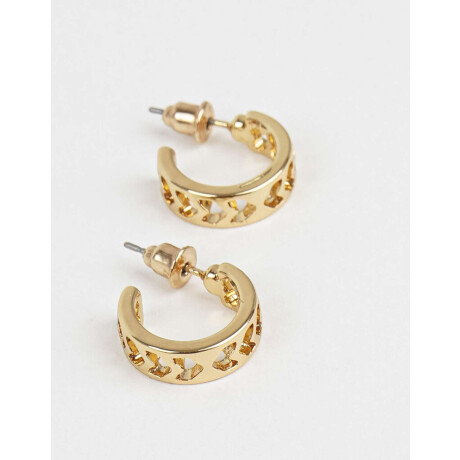 Argollas Bañadas En Oro Dorado