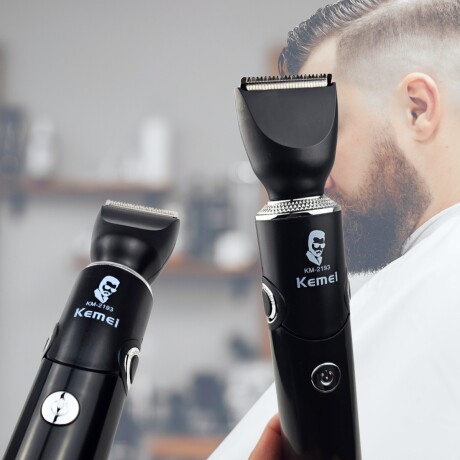 Afeitadora Corta Pelo Barba Multifunción 4en1 KEMEI KM-2193 Negro
