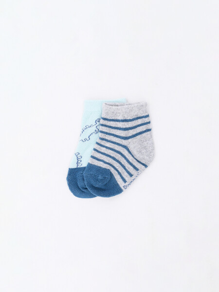 MEDIAS DE BEBE PACK X2 ESTAMPADO 2