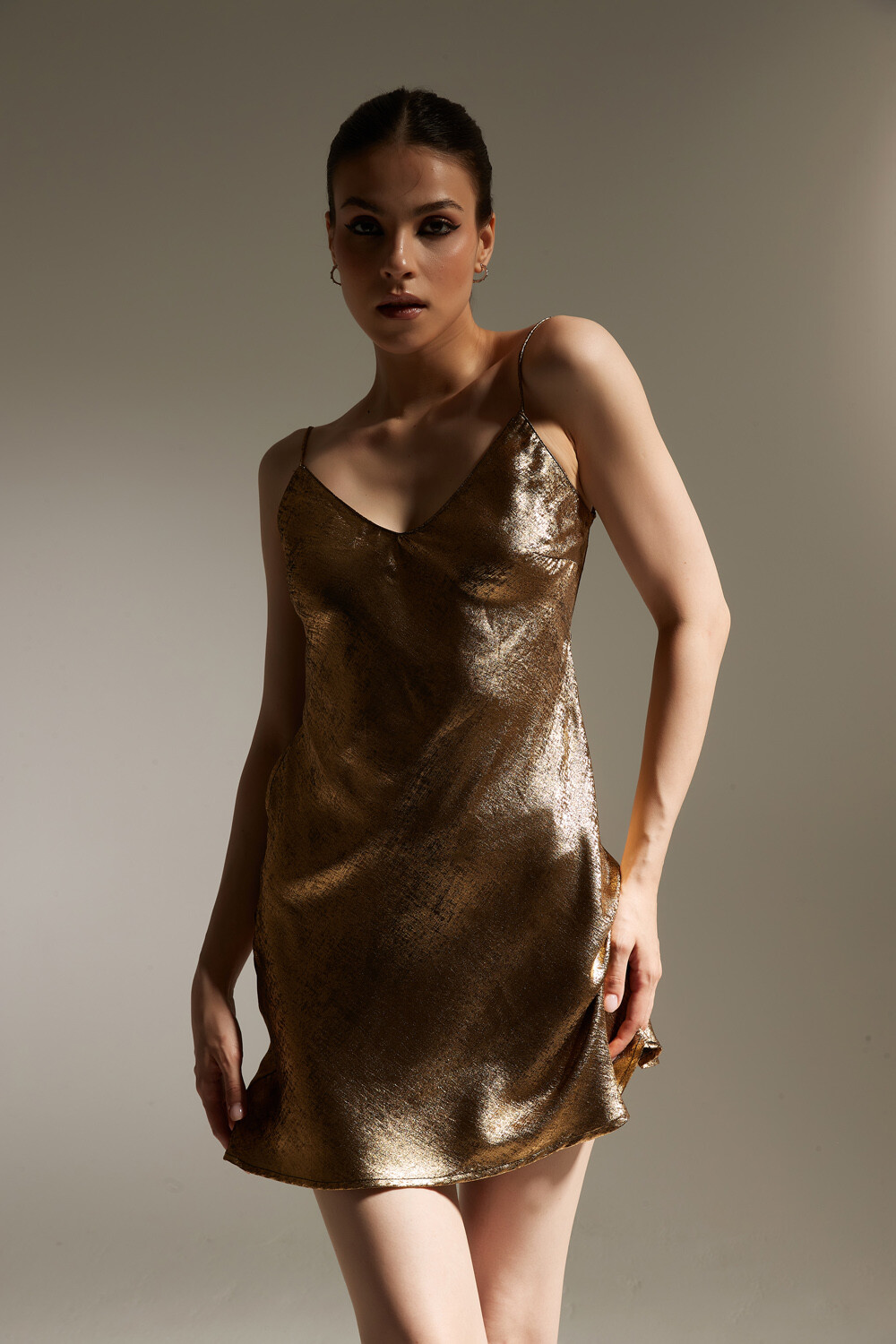 Vestido Elito Dorado