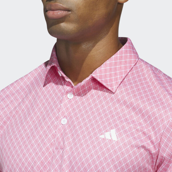Remera Adidas Polo Core Allover Print Rosado