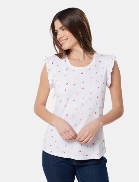 REMERA ESTAMPADA Blanco