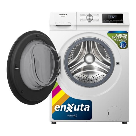 Lavarropa Automático Inverter Carga Frontal 10,5 kg - Blanco - China - Enxuta - LENX161050 Lavarropa Automático Inverter Carga Frontal 10,5 kg - Blanco - China - Enxuta - LENX161050