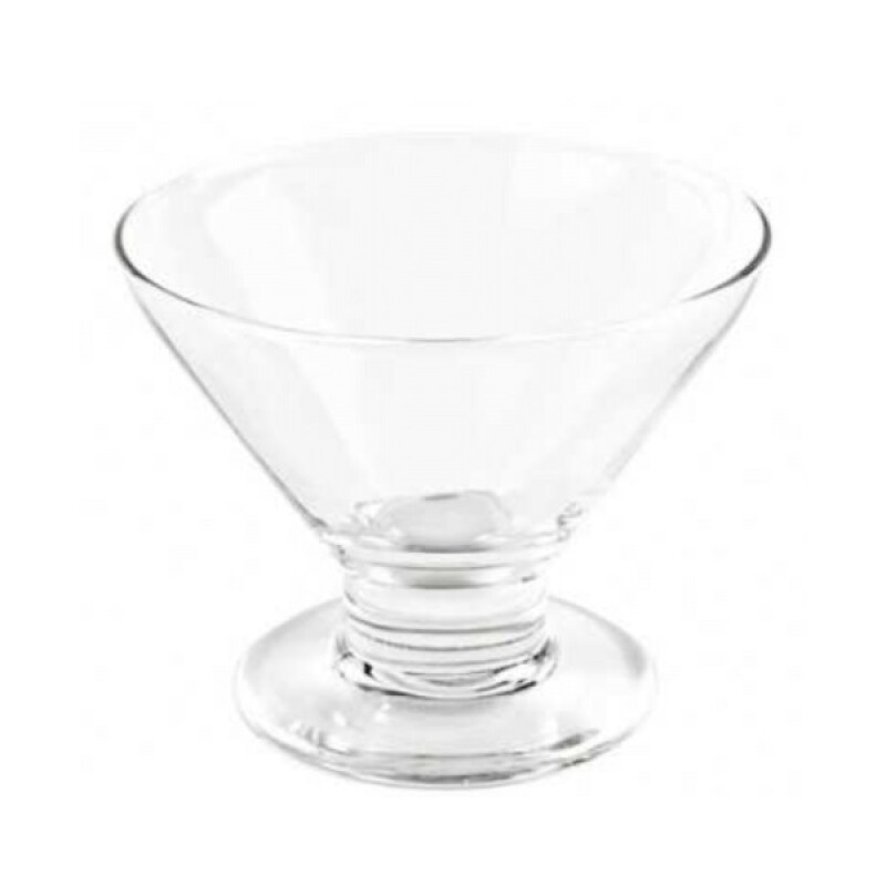 Copa de vidrio para postre Copa de vidrio para postre