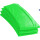 Cobertor P/ Cama Elástica Trampolin 3.66m Colores Verde