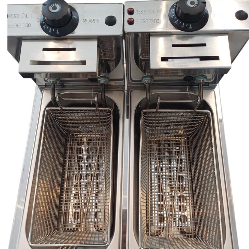 Freidora Electrica Metvisa 6 Ltrs Doble Mod GFEM-3D Freidora Electrica Metvisa 6 Ltrs Doble Mod GFEM-3D