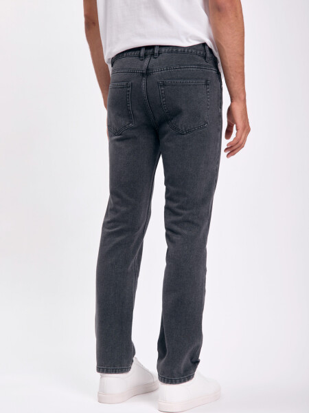 Pantalón jean clásico Gris Oscuro