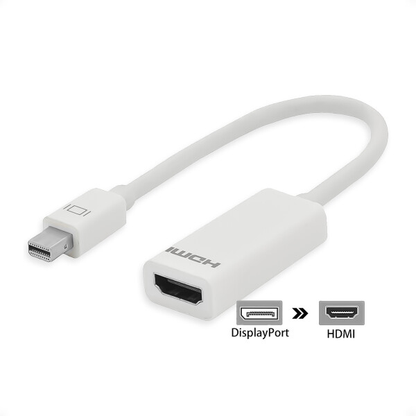 Adaptador Mini Displayport a HDMI Hembra Compatible con Mac Adaptador Mini Displayport a HDMI Hembra Compatible con Mac
