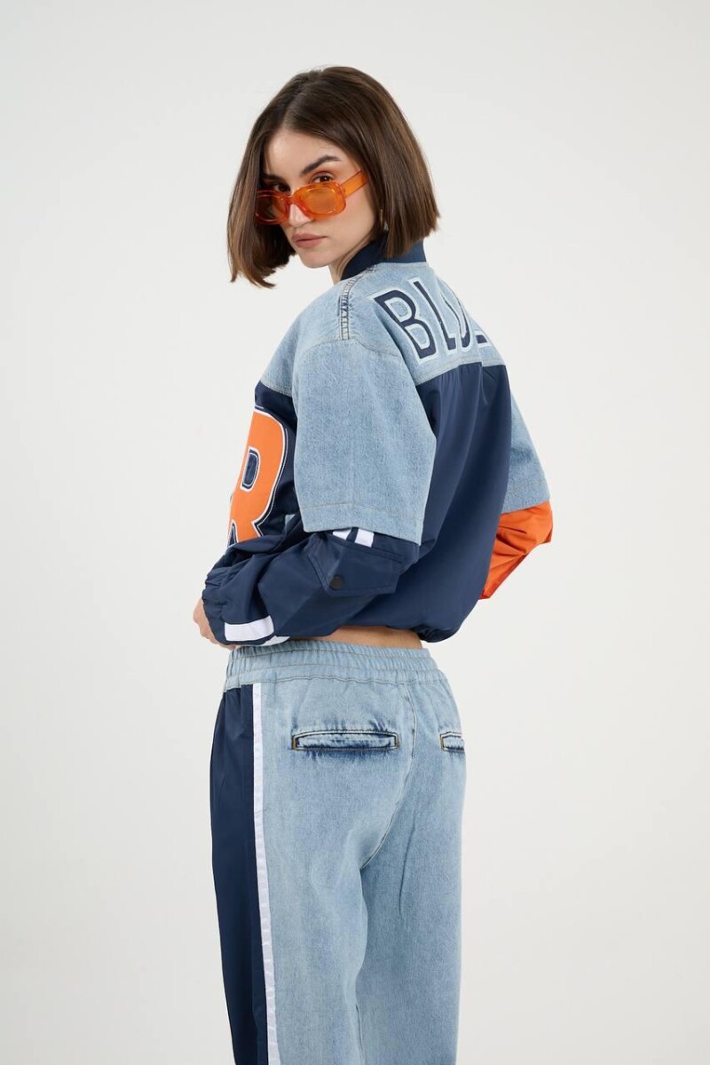 Campera NR Celeste