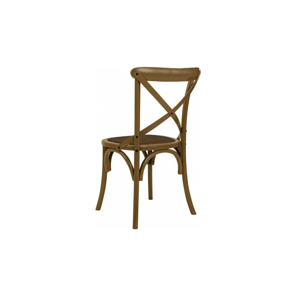 SILLA DE COMEDOR - MADERA BLANCO CRUCETA Natural
