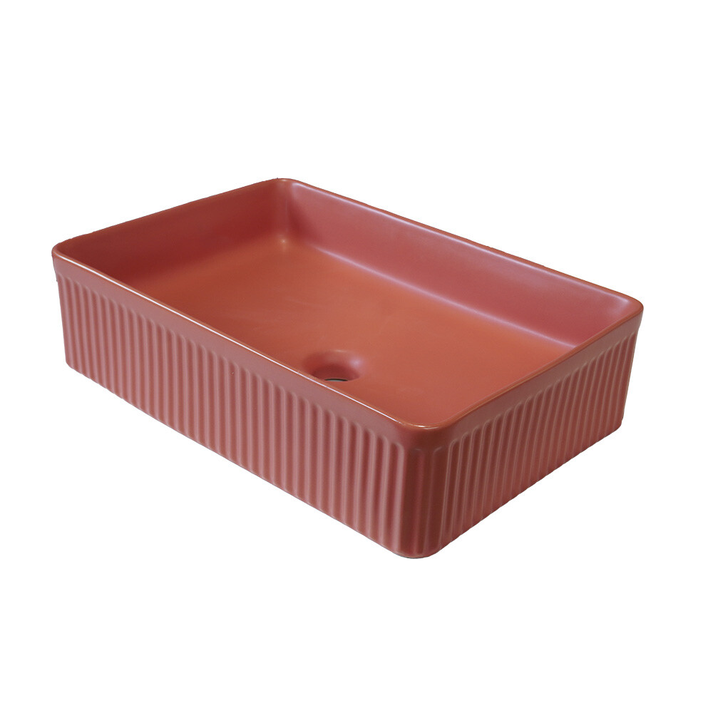 BACHA DE APOYO RECTANGULAR COLOR M.BRICK Bacha De Apoyo Rectangular Color M.brick