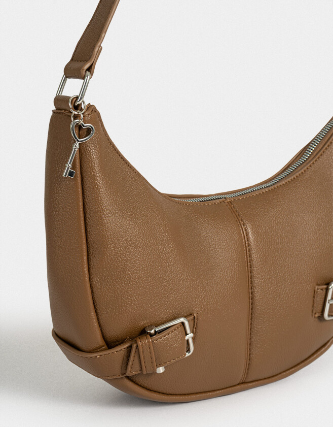 Bandoleras Bandolera Con Hebillas - Marron Camel