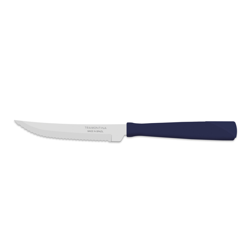 Cuchillo de plástico azul, modelo NEW KOLOR, 12 piezas -TRAMONTINA FER04929