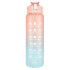 Botella De Agua Deportiva 750ml Motivacional Hidratacion Fit Variante Color Rosa
