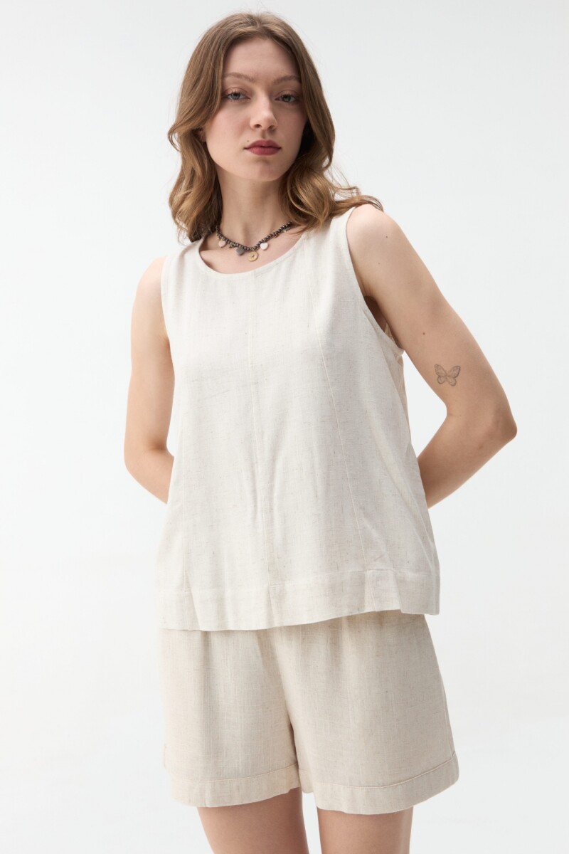 MUSCULOSA RAIZA - Beige 