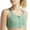 Bra Adidas Impact Luxe High-Support Zip Verde