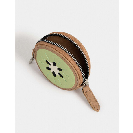 Monedero Cuerina Fruta Combinacion Bicolor