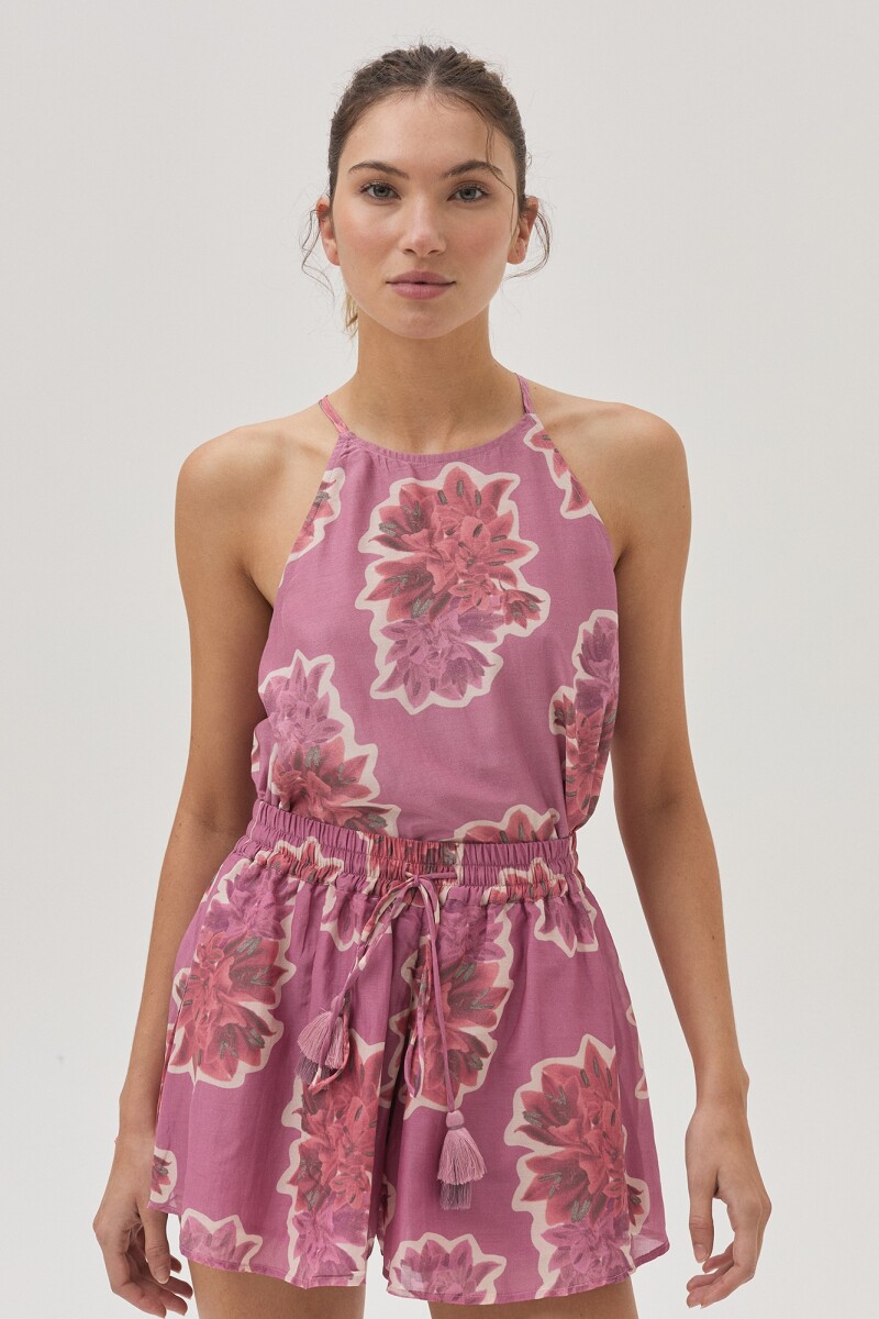 Short Lirio Rosa